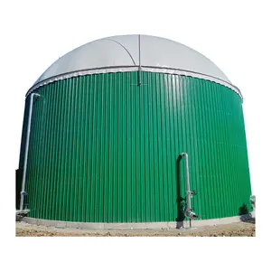 Mini sistema de limpeza de membrana dupla, sistema de tratamento de água, sistema de biogas, tanque de armazenamento, casa, 2022