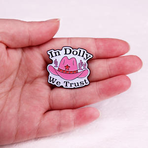 Bros topi koboi merah muda, lencana dari Film dan produk perifer televisi hadiah bisnis promosi perusahaan Logo - Product Image 4