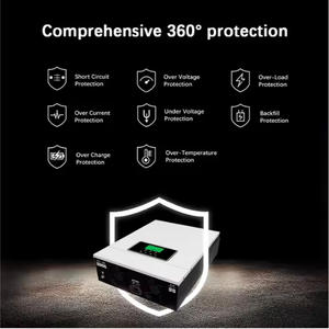 Onduleur solaire hybride basse fréquence à onde sinusoïdale pure 2000W 12V 24V onduleur solaire à usage domestique - Product Image 3