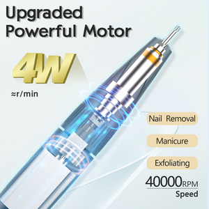 YK701, Lijadora de Uñas Profesional de 40000 RPM, <span class=keywords><strong>Torno</strong></span> Eléctrico para <span class=keywords><strong>Manicura</strong></span> y Pedicura, Máquina de Taladro Rotatorio para Uñas de Gel Acrílico - Product Image 5