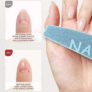 Juego Profesional de Limas para Uñas, Colores Variados, Grano <span class=keywords><strong>80</strong></span>/<span class=keywords><strong>100</strong></span>/<span class=keywords><strong>120</strong></span>/150/180, Papel de Lija, <span class=keywords><strong>Lima</strong></span> Pulidora Doble para Cutículas, <span class=keywords><strong>Lima</strong></span> de Esmeril - Product Image 6