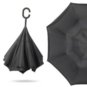 Parapluie de golf grand format personnalisé, coupe-vent et imperméable, avec logo, pour l'extérieur, protection solaire et pluie - Product Image 2