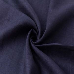 Tela <span class=keywords><strong>de</strong></span> lino <span class=keywords><strong>de</strong></span> 150g para hombres y mujeres, Color sólido teñido con hilo para Primavera Verano, técnica tejida para camisas, pantalones, faldas, Vestidos - Product Image 2