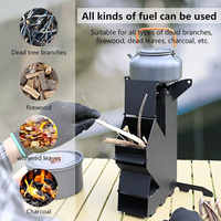 Camping Grill Événements Extérieurs BBQ Cuisine Arrière-Cour Poêle À Feu Portable Bois Mini Brûlage