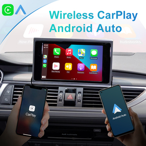 Kablosuz Apple Carplay Android oto araba ses çalar çözme kutusu akıllı arayüz için AUDI 2009-2016 A3 A4 A5 A6 A6L RMC MMI3G - Product Image 2