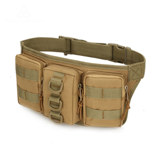 Riñonera Táctica Impermeable con Cremallera y Camuflaje, Riñonera Táctica MOLLE para Hombre para Actividades al Aire Libre - Product Image 1