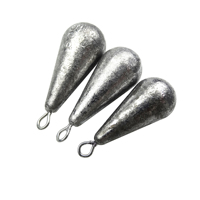Plomb de pêche ECOODA, fabricant OEM, avec anneaux, appât artificiel, accessoires de pêche, plomb de pêche solide de type saule