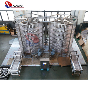 Machine de surgélation rapide IQF, congélateur à choc, congélateur spirale, congélateur Humberg, congélateur spirale simple pour homard et crevettes - Product Image 6