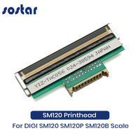 Printhead Termal SM120 untuk Timbangan Retail DIGI SM120 SM120P SM120B, Pencetak Label, Print Head 203dpi, Suku Cadang Timbangan, Daya Tahan 150KM