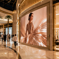 Écran LED d'entrée de magasin de luxe DDW, mur vidéo fixe intérieur, grand format Ultra HD 8K HDR10+, accès frontal magnétique professionnel