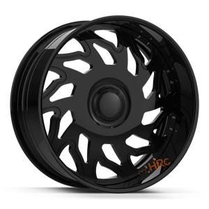 Jantes forgées en alliage, finition chrome plaqué or rose, à déport profond, 18, 19, 20, 22, 24, 26 pouces, 2 pièces, pour <span class=keywords><strong>Chevrolet</strong></span>, Mustang, Cybertruck - Product Image 4