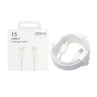 Câble de charge rapide 60W Type C en matériau tissé, câble de charge original Type C vers Type C pour iPhone Samsung Huawei Oppo Vivo
