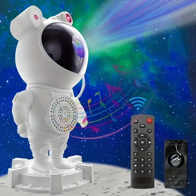 For USB Music Speaker Star Night Light Galaxy Projection Modern LED Eco-Friendly Dimmable Atmosphere Lamps Bedroom