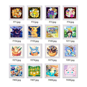 Popular y Más Vendido: Set de Regalo para Fiestas con Cartas Pokémon, Arte Promocional, Adornos de Aniversario, Póster con Marco de Arte Extendido y Tablero de Arte Merchandising - Product Image 2