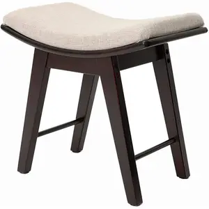 Femme Fille Maman Intérieur Piano Siège Caoutchouc Bois Jambes Rembourré Coussin Maquillage Banc Dressing Vanity Tabouret