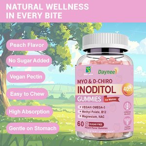 Gummies Winstown Myo & D-Chiro Inositol pour l'équilibre hormonal féminin et le soutien ovarien - Complément alimentaire - Product Image 2