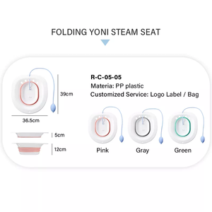 Baño de asiento Yoni plegable para inodoro, asiento de vapor, baño de asiento para tratar heridas posparto, hemorroides, cuidado perineal con enjuague - Product Image 2