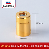 MAX Original D12.9-H18. Fenêtre de protection laser à fibre Golden Focus de 5mm Nouveau D12.8 H19.7mm Steps Lentille de machine de découpe laser Co2