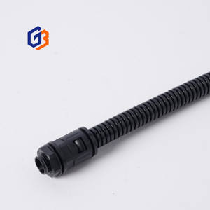 Гибкий огнестойкий гофрированный соединитель для труб GUBEN PA из нейлона, огнеупорный, прямой, быстроразъемный, AD28.5 M27, -40~+150°C - Product Image 3