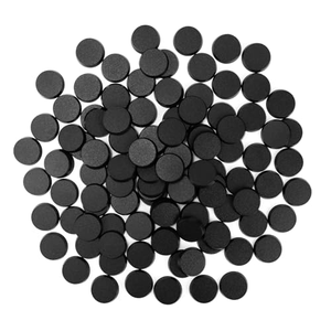 Nouvelle version de base ronde en plastique de 75 mm pour jeux de table, pièces moulées par injection, OEM/ODM personnalisées - Product Image 1
