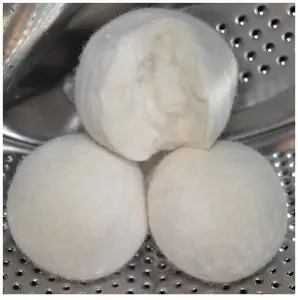 Eco-friendly Organic Premium Reusable Natural Fabric Softener 100% New Zealand Wool Dry Balls