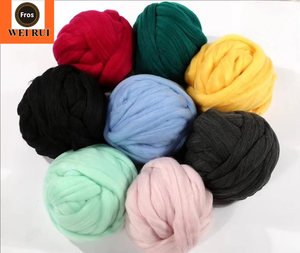 Chunky <strong>Blanket</strong> Crochet Australian Super Chunky Merino Cotton <strong>Wool</strong> <strong>Blanket</strong> Yarn Hand Knitting Super Chunky Crochet Yarn Merino - Product Image 1