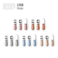 Lot de 3 bols pour enfants en acier inoxydable de qualité alimentaire avec couvercle en silicone, ensemble de couverts pour tout-petits, plat réutilisable pour la diversification alimentaire des bébés