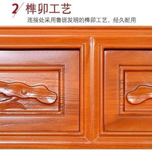 Mesa de Altar de Madera Maciza, Santuario Budista, Mesa de Incienso para el Hogar, Gabinete para Ofrendas Budistas con Diseño Tallado para Sala de Estar - Product Image 1
