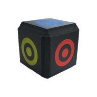 Cible de tir à l'arc carrée FLOAT ISLAND SCOX 33 cm en XPE - Retrait facile des flèches et conception portable pour la pratique de l'archerie en extérieur