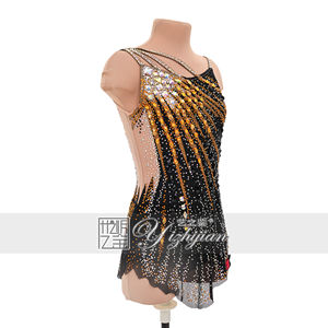 Uniforme de gymnastique artistique YIZHIJIAN, compétition de fitness, patinage artistique, examen d'art, cheerleading, jupe d'entraînement professionnelle - Product Image 2