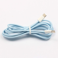 Câble de charge tressé en nylon 2M 60W à vente chaude, câble électrique, type C vers type C, câble de charge ultra-rapide 3A pour téléphone 15