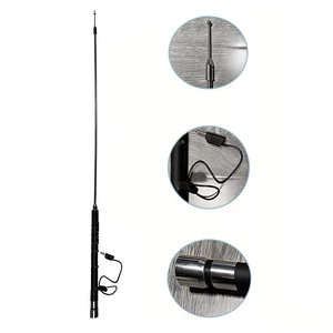 Antena HF de Banda Ancha de Largo Alcance 3.5-50MHz, Antena de Radio HF de Alta Potencia Ajustable con Base Magnética - Product Image 4