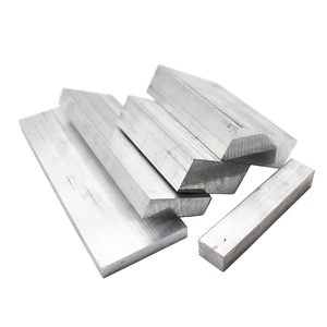 Barre plate en aluminium haute résistance 6063 T5, finition usine, taille personnalisée, barre rectangulaire en aluminium pour travaux de construction et de charpente - Product Image 2