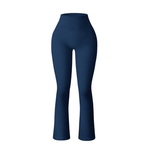 Legging de sport taille haute personnalisé avec logo de marque, imprimé tie-dye, pour yoga et fitness, effet push-up fessier, extensible dans les quatre sens - Product Image 1