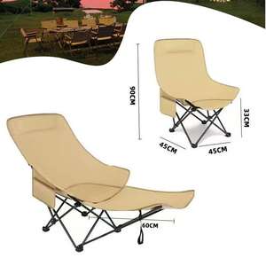 <span class=keywords><strong>2025</strong></span> New Ngoài Trời Di Động Oxford Vải Câu Cá Dã Ngoại Ghế Ngồi Có Thể Ngả Độn Mặt Trăng Ghế Với Có Thể Tháo Rời Chỗ Để Chân Mang Theo Túi - Product Image 3