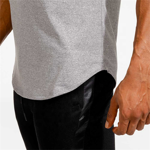 Легкая мужская тренировочная футболка, топы для бега, спортзала, фитнеса, атлетики, тренировок, футболка, графические Простые Спортивные футболки оптом - Product Image 5