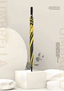 30 Inch Budget Black and Yellow Custom Golf <b>Umbrellas</b> for Sports Events 23 Inch 27 Inch - Product Image 3