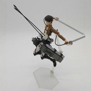 Figura de Anime Figma, Personaje de Ataque a los <span class=keywords><strong>Titanes</strong></span>, Eren Levi, Modelo de PVC, Figura de Acción Coleccionable - Product Image 2