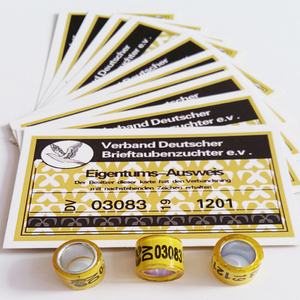 Hoge Kwaliteit Dv Postduif Ringen Nieuwe Model Duif <span class=keywords><strong>Ring</strong></span> - Product Image 2