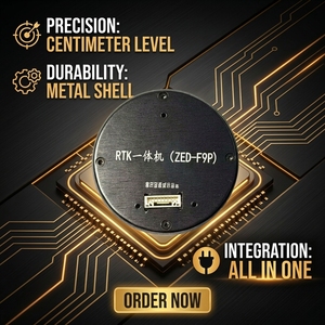 โมดูล Zed-F9P UM980 RTK GNSS ความแม่นยำสูงแบบออลอินวันสำหรับการสำรวจทางวิศวกรรมระดับเซนติเมตร Zed-F9P, Um980, Ist8310 GNSS Int - Product Image 1