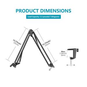 Support de fixation réglable pour webcam <span class=keywords><strong>Logitech</strong></span> C922 C930e C930 <span class=keywords><strong>C920</strong></span> C615, avec pince de table et suspension à ciseaux, de la marque Neewer - Product Image 3