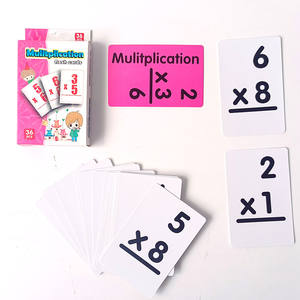 Tarjetas Educativas <span class=keywords><strong>de</strong></span> Matemáticas y Alfabetización para Niños Pequeños, <span class=keywords><strong>de</strong></span> Cartón Grueso <span class=keywords><strong>de</strong></span> Alta Calidad Personalizadas, Tarjetas Cognitivas - Product Image 3