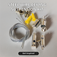 Kits standard de câble de suspension de plafond de fil d'acier inoxydable d'AISI