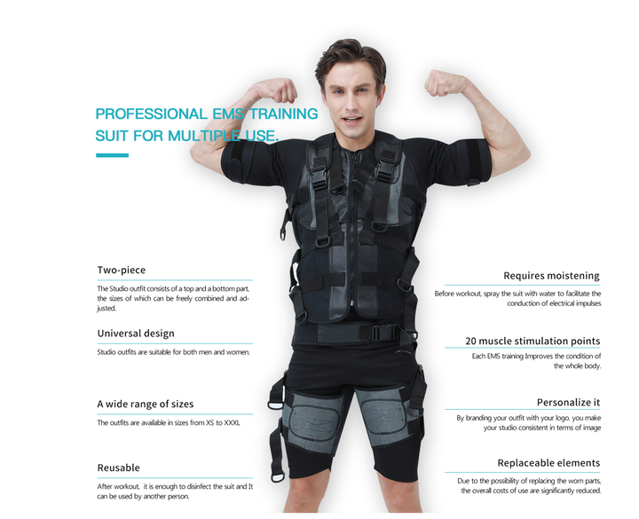 Electrical Muscle Activation EMS Jacket - Efficient Training