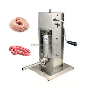 Machine à saucisses manuelle commerciale/de vente au détail <span class=keywords><strong>3L</strong></span> 5L 7L 10L 15L en acier inoxydable pour la fabrication de saucisses de porc, de viande et de poisson - Product Image 4