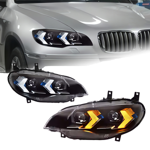 Nuevo Estilo de Coche para E71, Lente de Proyector de Faro LED 2007-2014, 6000K DRL, Accesorios Automotrices - Product Image 1
