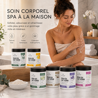 Exfoliante Mineral Natural, 6 Estilos Diferentes, Limpia Profundamente, Suaviza la Textura, Mejora la Piel, Exfoliante de Sal del Mar Muerto de Marca Privada, Juego de 6