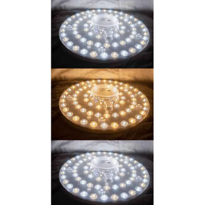 36W LED plafoniera sostituzione 3 toni bianco caldo con colore neutro per varie applicazioni alloggiamento bianco - Product Image 3