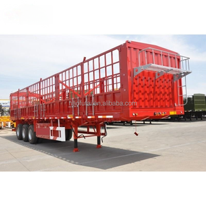 Vente directe usine : Semi-<span class=keywords><strong>remorque</strong></span> à ridelles 3 essieux, forte capacité de charge pour le transport de bétail, destinée au marché africain - Product Image 2