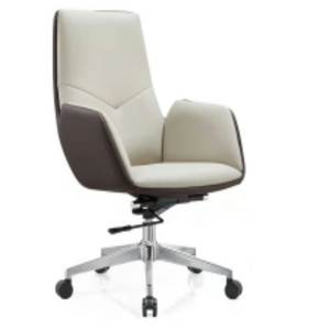 Silla de oficina moderna y cómoda de cuero con reposabrazos y respaldo 37731-6720A 37731-6720B 37731-6720D - Product Image 3